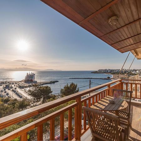Caldera Close To The Port, Airport & Athens 라피나 외부 사진